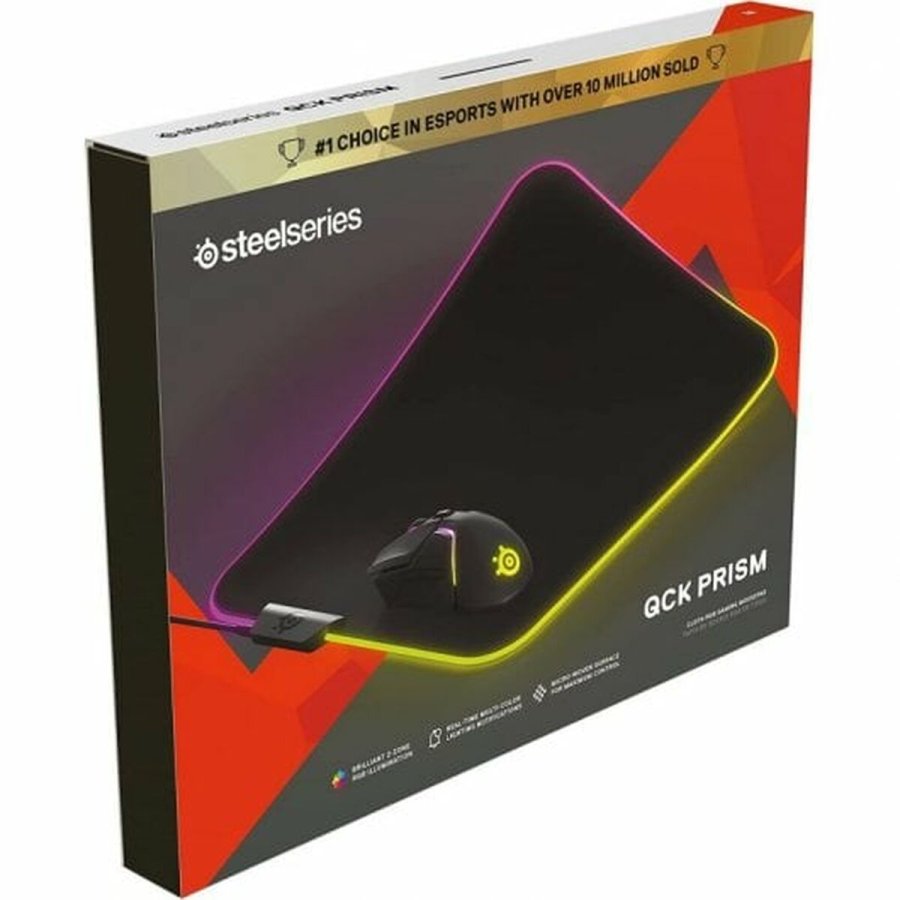 Gaming-musemtte SteelSeries QcK Prism Cloth RGB Sort Gaming #3
