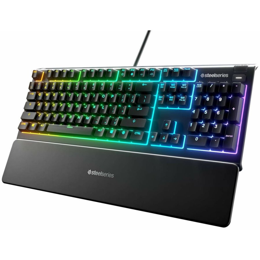 Gaming-tastatur SteelSeries Apex 3 Sort Qwerty portugisisk #1