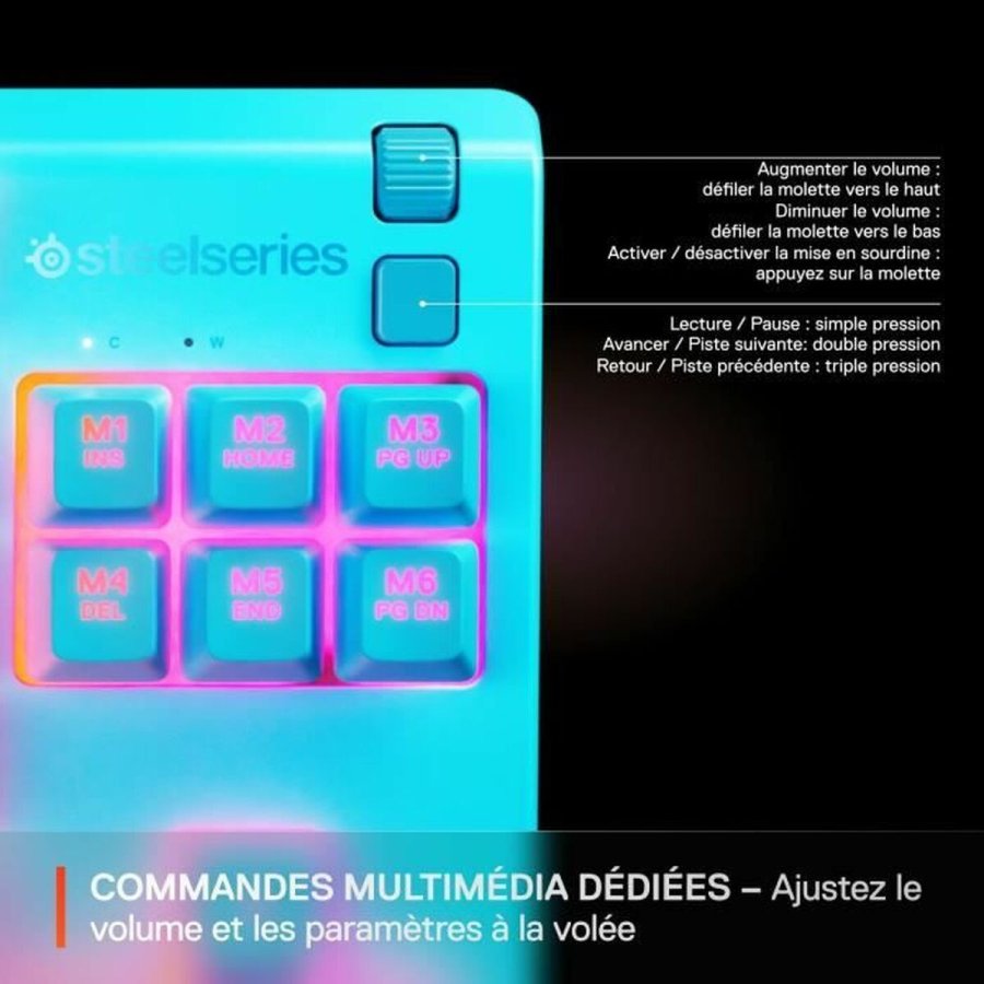 Tastatur SteelSeries Apex 3 TKL Bl� #6