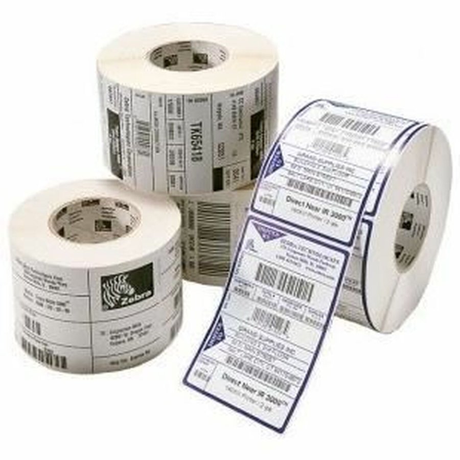Ruller med etiketter Zebra 800262-205 57 x 51 mm Hvid #1