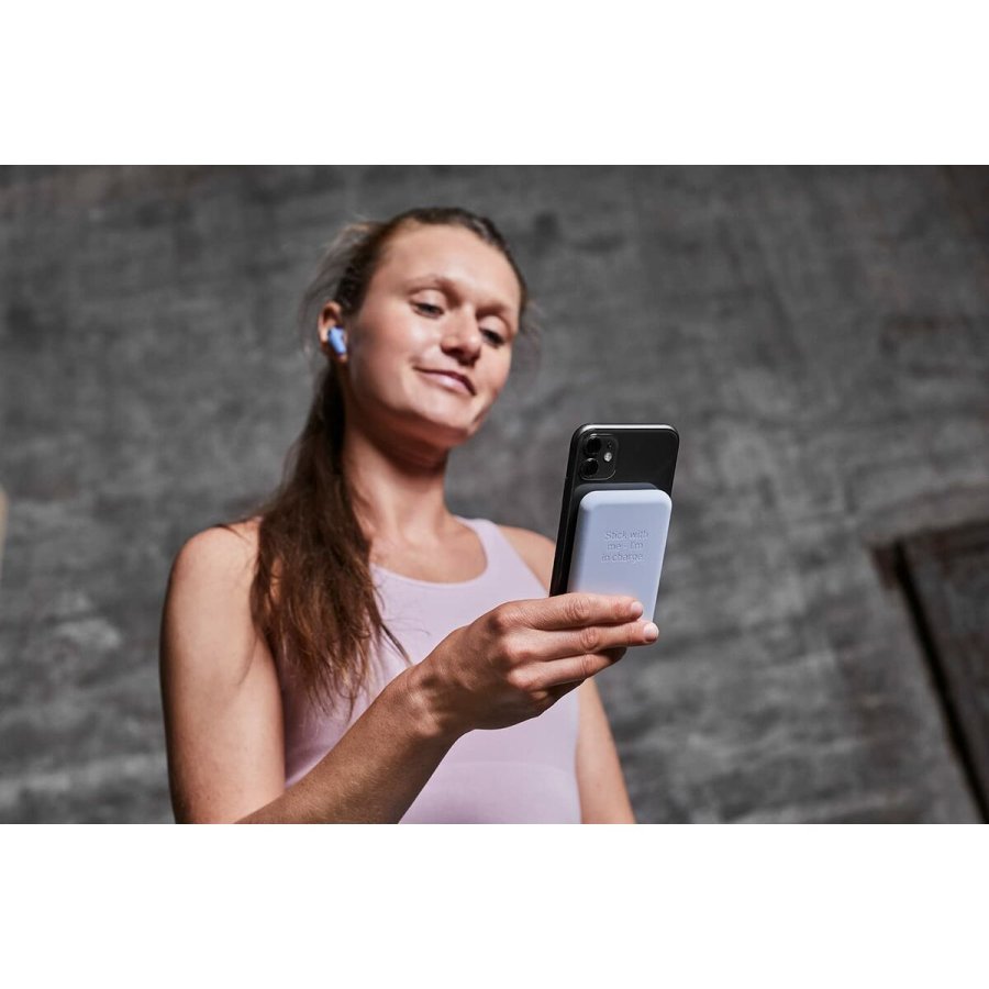 Power Bank med trdls oplader Kreafunk Gr 5000 mAh #4