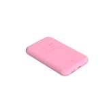 Power Bank med trdls oplader Kreafunk Pink 5000 mAh #3
