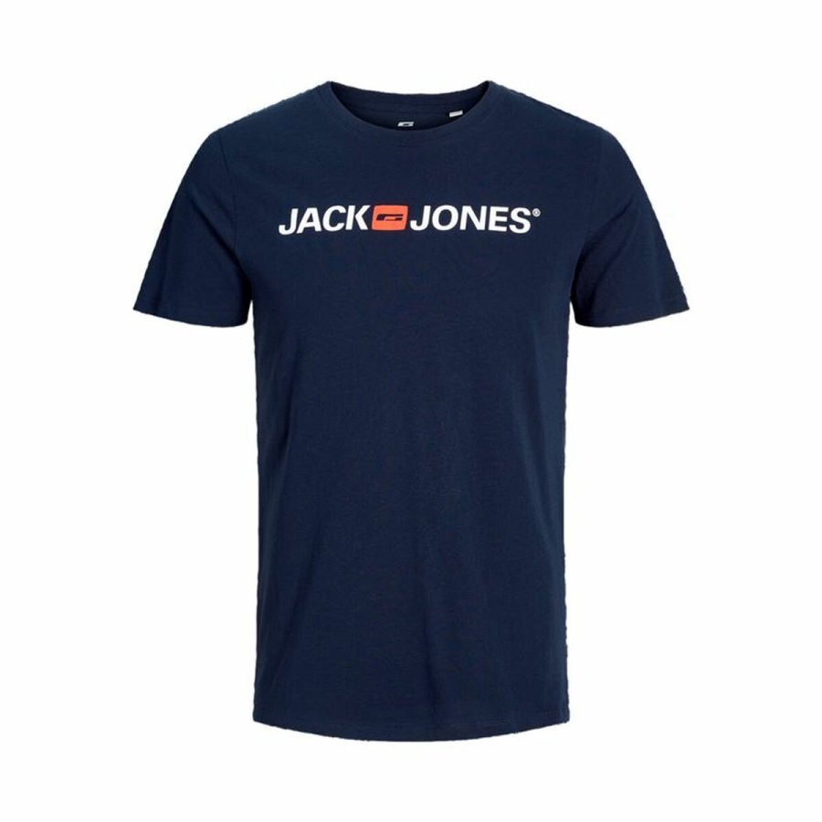 Kortrmet T-shirt til Mnd Jack & Jones ecorp Old Logo #2