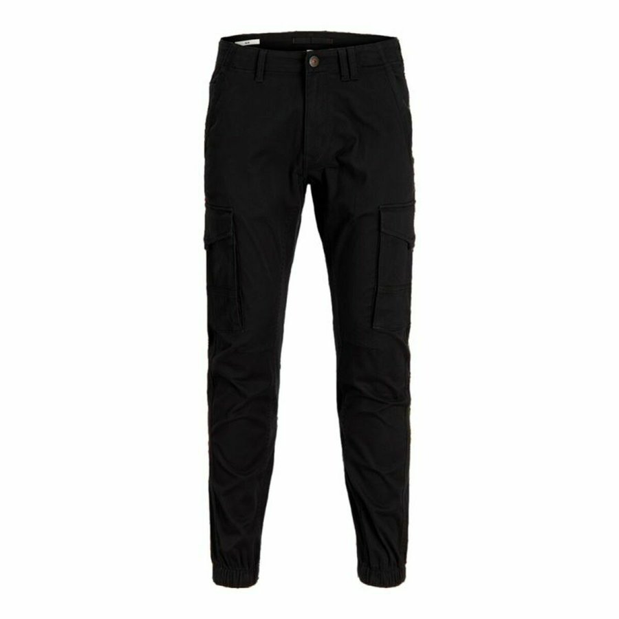 Bukser Jack & Jones JPSTPAUL JJFLAKE CARGO NOOS 12139912 Sort #1