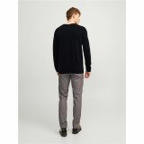Langrmet T-shirt til Mnd Jack & Jones ehill Knit Sort #3