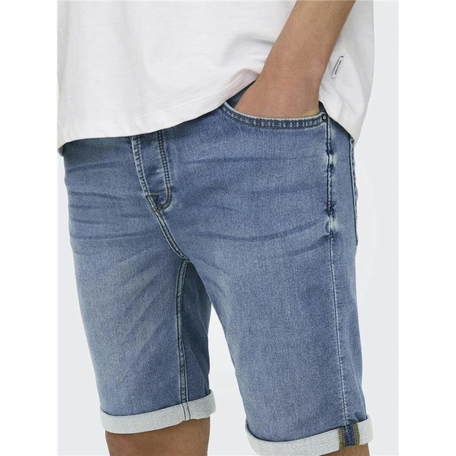 Herre Jeans Shorts Only & Sons Onsply 8584 Blue Denim Bl #6