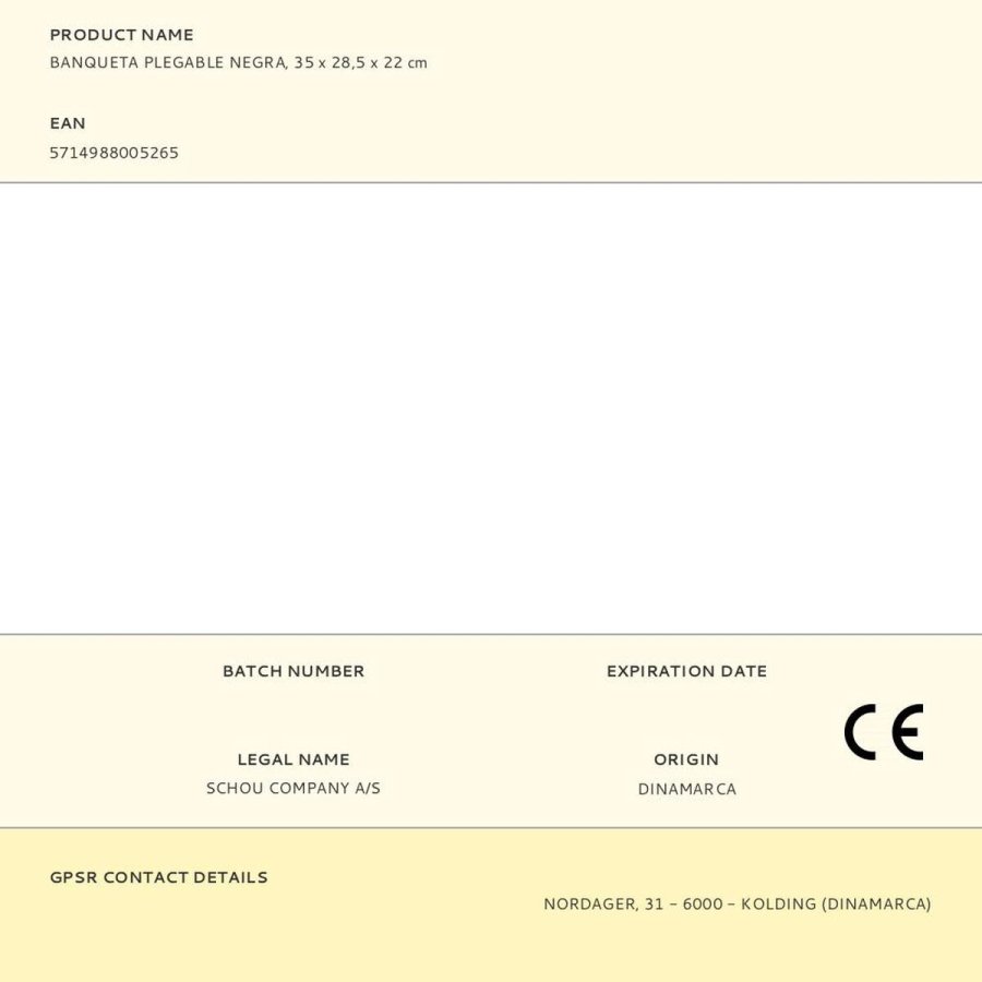 Stol Probuilder Sort 35 x 28,5 x 22 cm #3