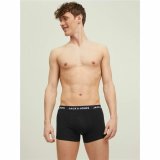 Boxershorts til mnd Jack & Jones Jacsolid Sort 10 enheder #2