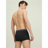 Boxershorts til mnd Jack & Jones Jacsolid Sort 10 enheder #3