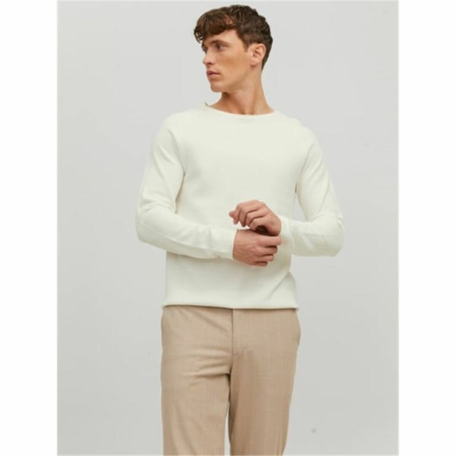 Sweaters uden Htte til Mnd Jack & Jones ehill Knit Cloud Dancer #2