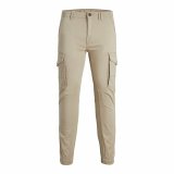 Bukser Jack & Jones JPSTPAUL JJFLAKE CARGO CROCKERY NOOS 12193754 Beige #1