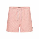 Badetj til Mnd Only & Sons Onsted Stripe Seersucker Pink #1
