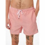 Badetj til Mnd Only & Sons Onsted Stripe Seersucker Pink #6