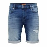 Herre Jeans Shorts Only & Sons Onsply Dark Mid Blue Bl #1