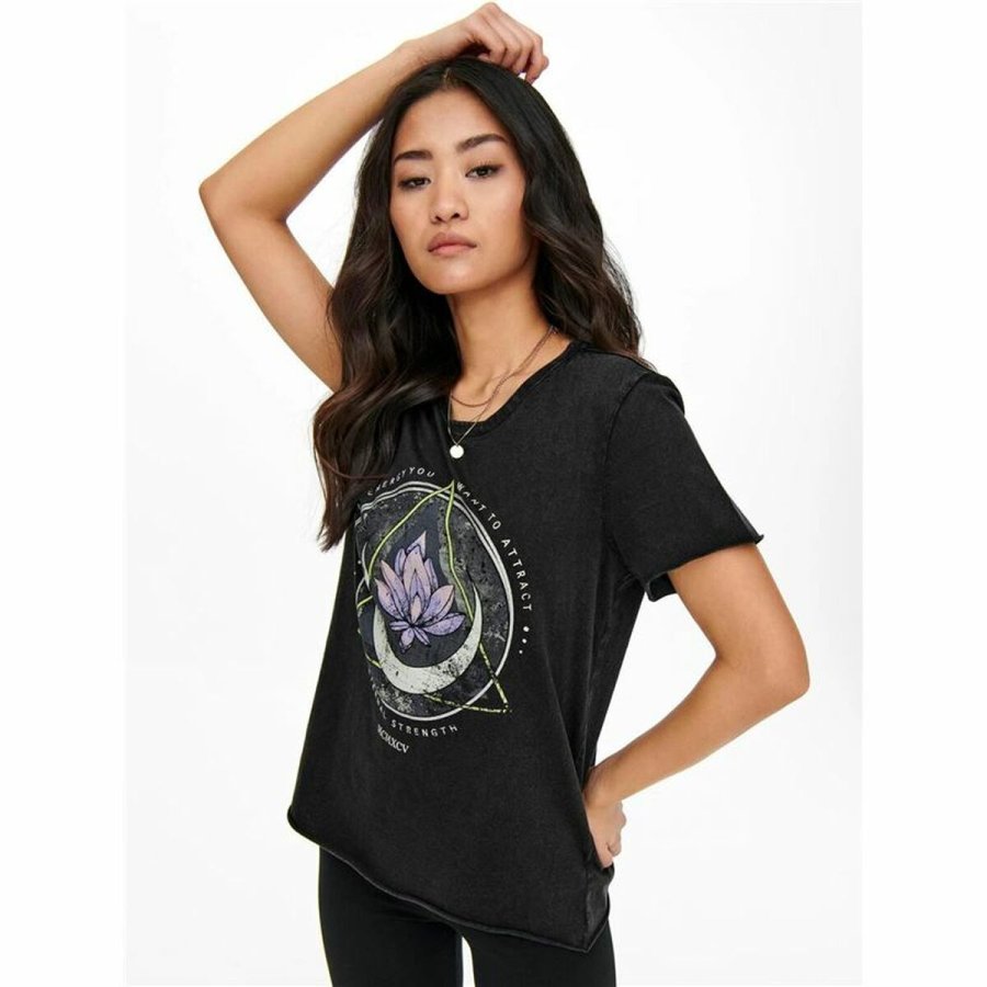 Kortrmet T-shirt til Kvinder Only lucy #6