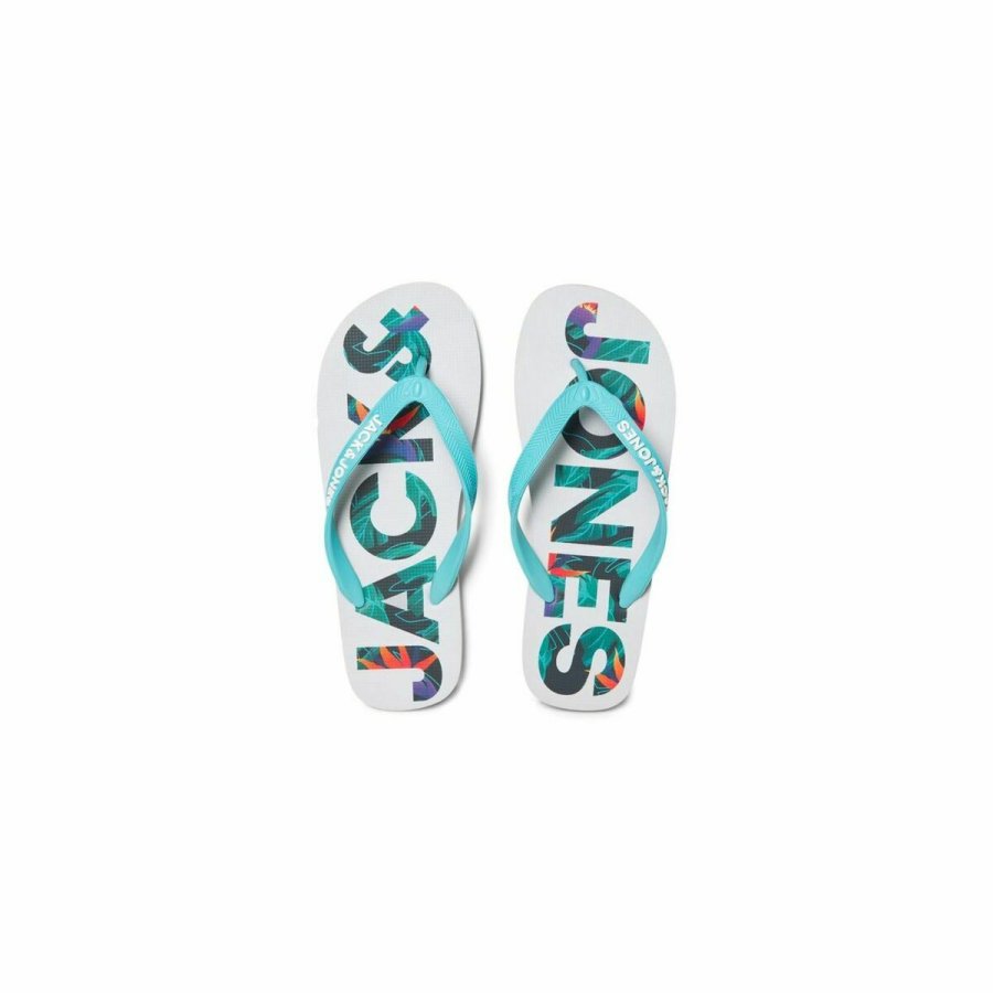 Klipklappere til mnd Jack & Jones FWLOGO PALM PRINT 12230642 Gr #6