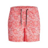 Badetj til Mnd SQUAD Jack & Jones PAISLEY 12234512  Pink #1