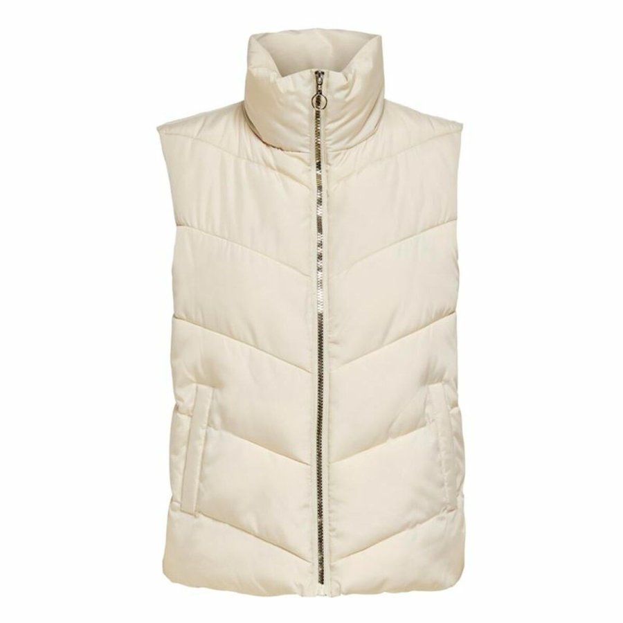 Veste til damer Jack & Jones Jdyfinno Life Short Padd Hvid #1
