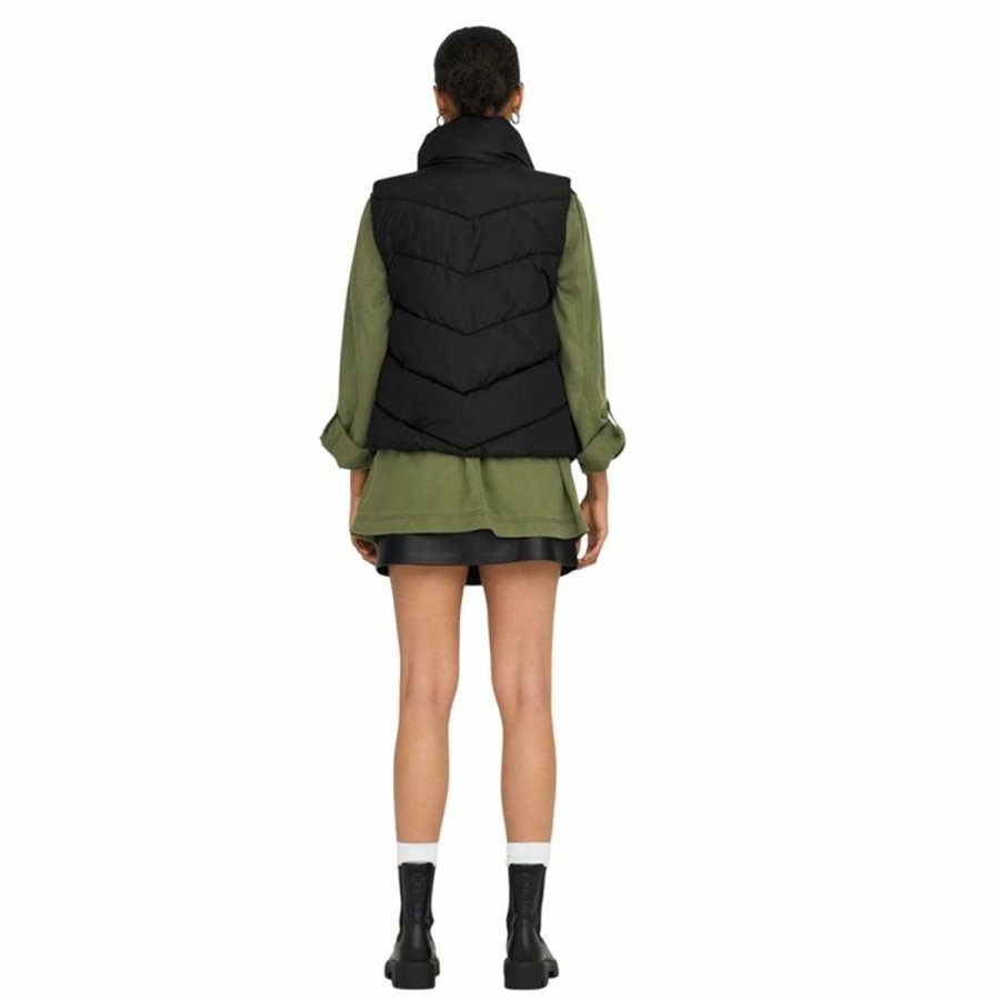 Veste til damer Jack & Jones Jdyfinno Life Short Padd Sort #3