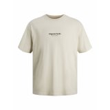 Kort�rmet T-shirt til M�nd Jack & Jones JORVESTERBRO TEE SS 12240121 Beige #2