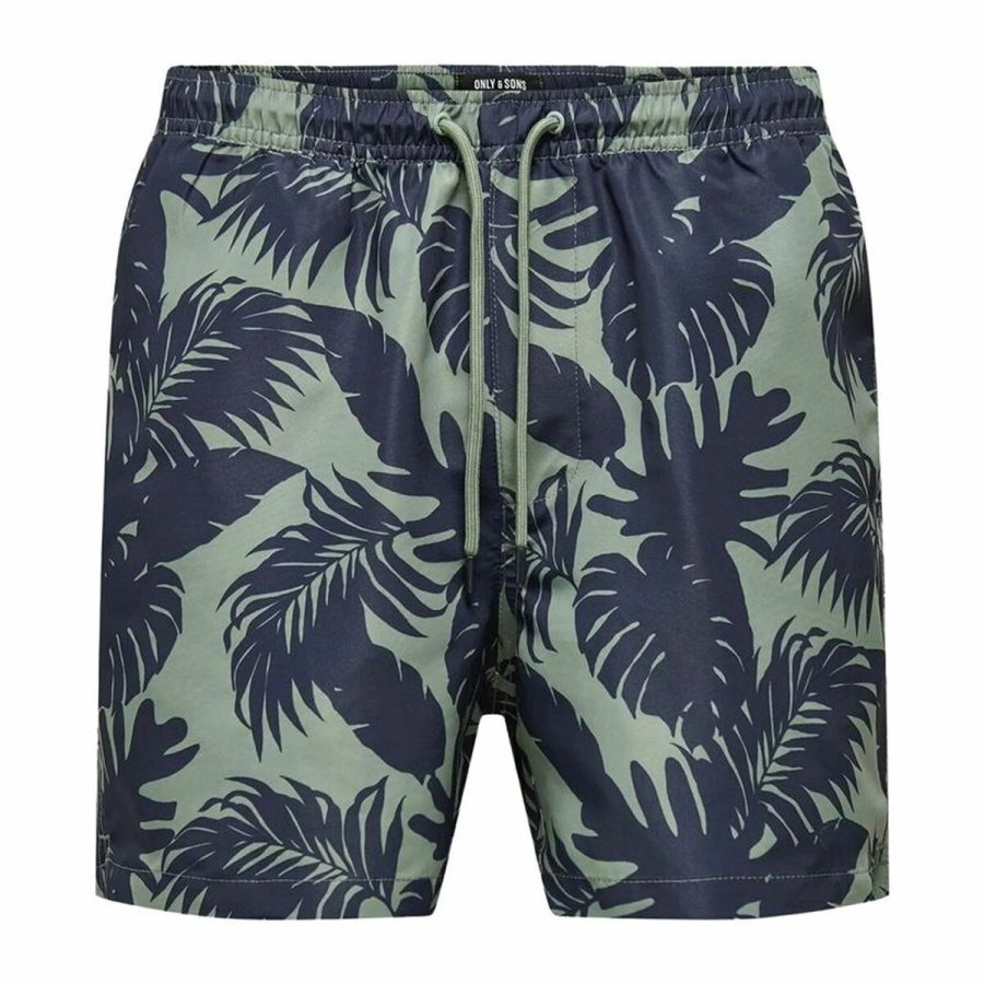 Badetj til Mnd Only & Sons Onsted Life Flower 2 Grn #1