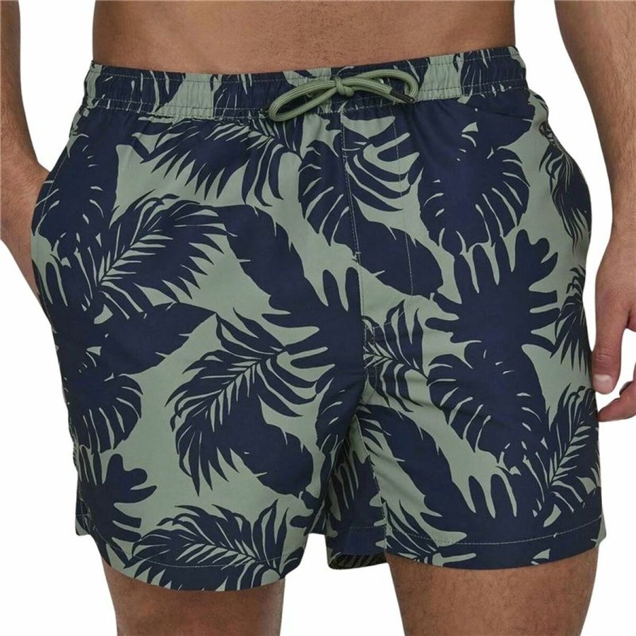 Badetj til Mnd Only & Sons Onsted Life Flower 2 Grn #3