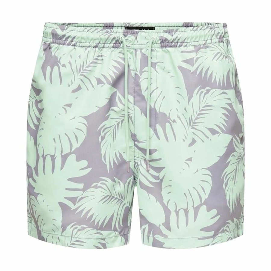 Badetj til Mnd Only & Sons Onsted Life Flower 2 Akvamarin #1