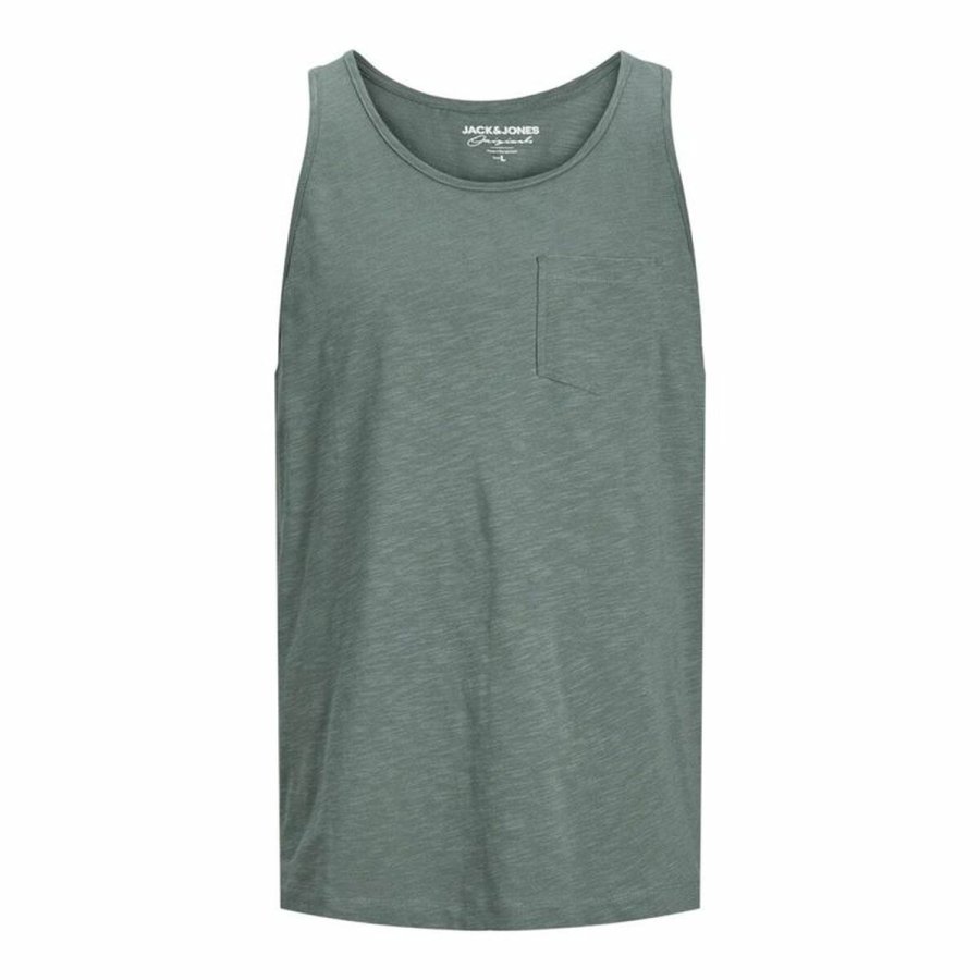Tank top mnd Jack & Jones Jortampa Slub Grn #1
