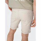 Herre Shorts Only & Sons Onsply 9296 Ecru Beige #4