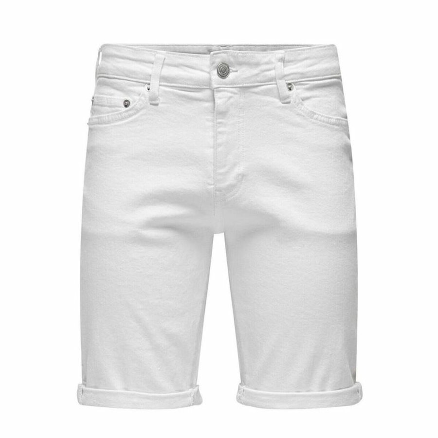 Herre Shorts Only & Sons Onsply 9297 White Hvid #1