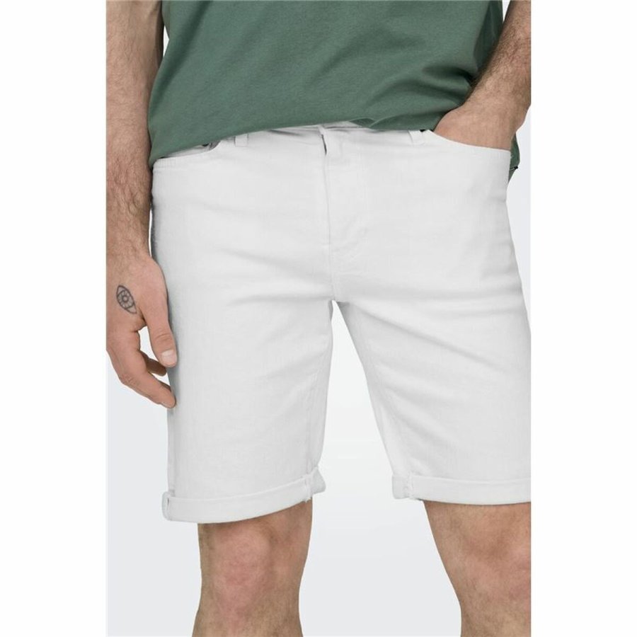 Herre Shorts Only & Sons Onsply 9297 White Hvid #4
