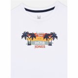 B�rne Kort�rmet T-shirt Jack & Jones Jjsummer Smu Vibe Tee Hvid #3