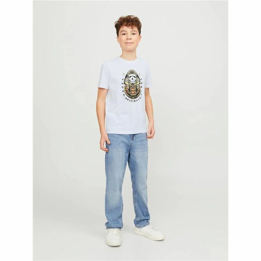Brne Kortrmet T-shirt Jack & Jones Jorheavens Hvid #2