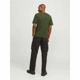 Kortrmet T-shirt til Mnd Jack & Jones Oliven #2