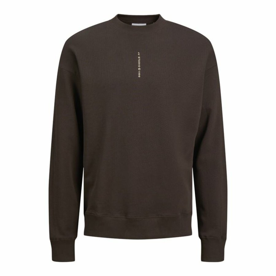 Sweaters uden Htte til Mnd Jack & Jones Jjmicah Neck Mulch Brun #1