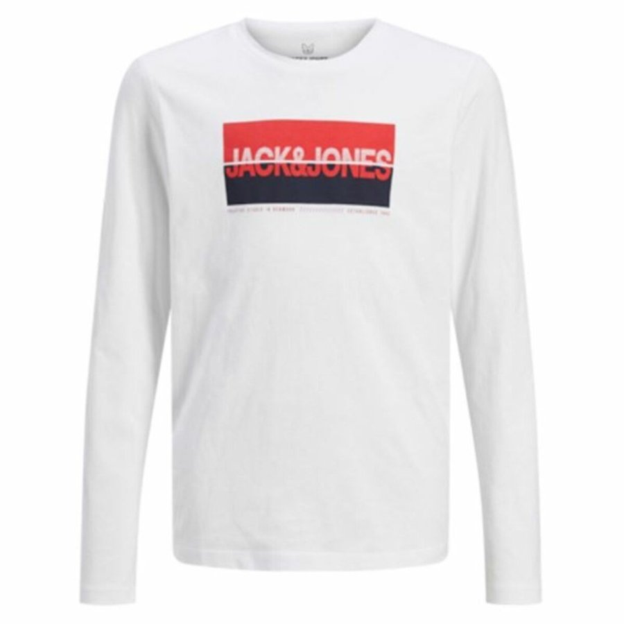 Langrmet T-shirt til Brn Jack & Jones Jjnolan Ls Crew Neck #1