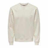 Sweaters uden Htte til Mnd Only & Sons Onsdan Unshed Reg Crew Neck Hvid #1