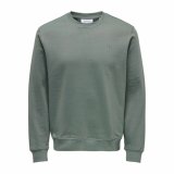Sweaters uden Htte til Mnd Only & Sons Onsdan Unshed Reg Crew Neck Mrk grn #1