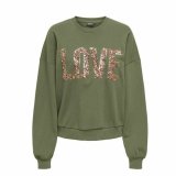 Sweaters uden Htte til Kvinder Only Only Onlkatya L/S Love Oliven #1