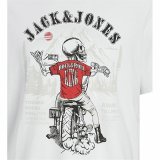 Kortrmet T-shirt til Mnd Jack & Jones skull Rock Crew #2
