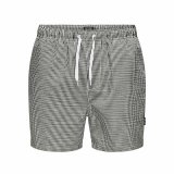 Badetj til Mnd Only & Sons Onsted Stripe Seersucker Hvid Sort #1