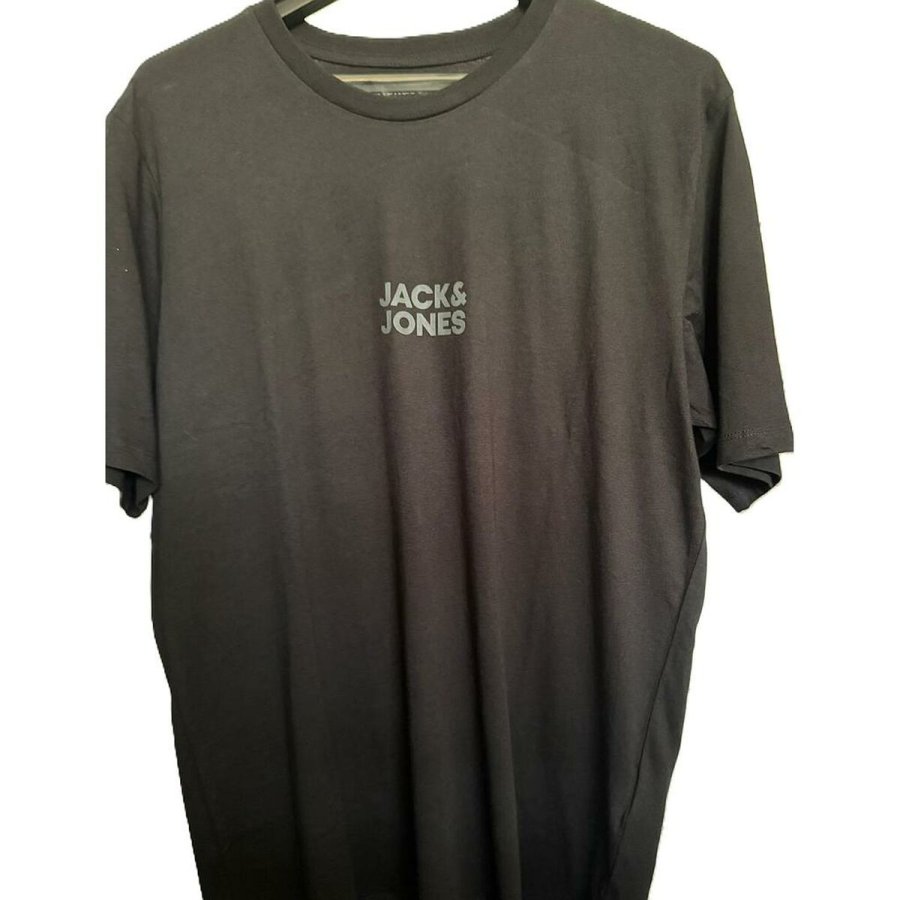 Kort�rmet T-shirt til M�nd Jack & Jones JJORLA TEE SS CREW NEW 12270873 Sort #1