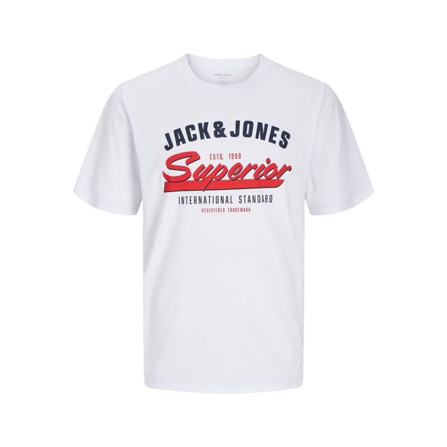 Kort�rmet T-shirt til M�nd Jack & Jones 12268267-C-N100 #1