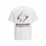 Kortrmet T-shirt til Mnd Jack & Jones Jcodynamic Dust Ss Crew Hvid #2