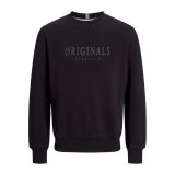 Sweaters uden H�tte til M�nd Jack & Jones JORFREDERIKSBERG SWEAT 12265756 Sort #1