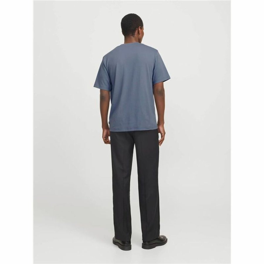 Kortrmet T-shirt til Mnd Jack & Jones Jprblachad Brandingw Neck #2