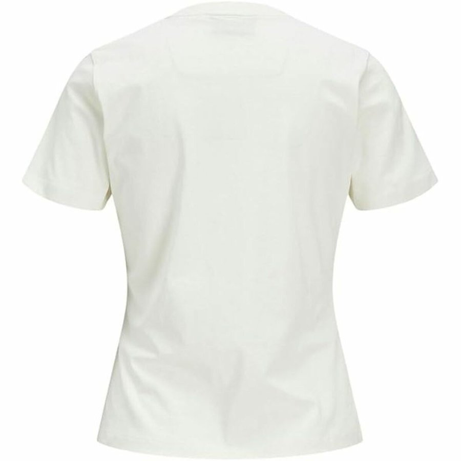Kortrmet T-shirt til Kvinder Jack & Jones Jxamy Reg Beige #2