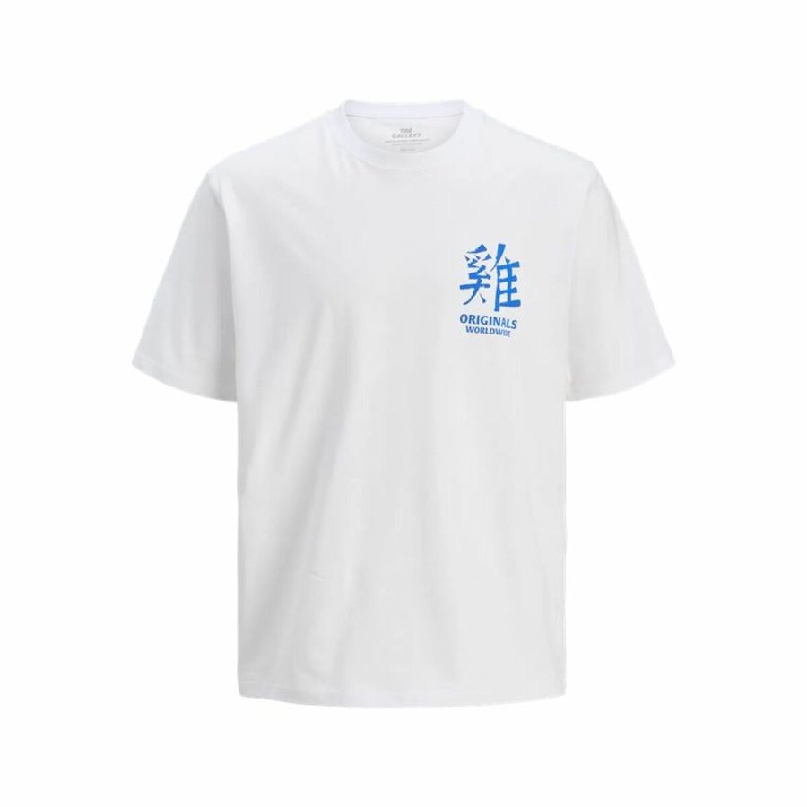 Kortrmet T-shirt til Mnd Jack & Jones Jorsnake #1