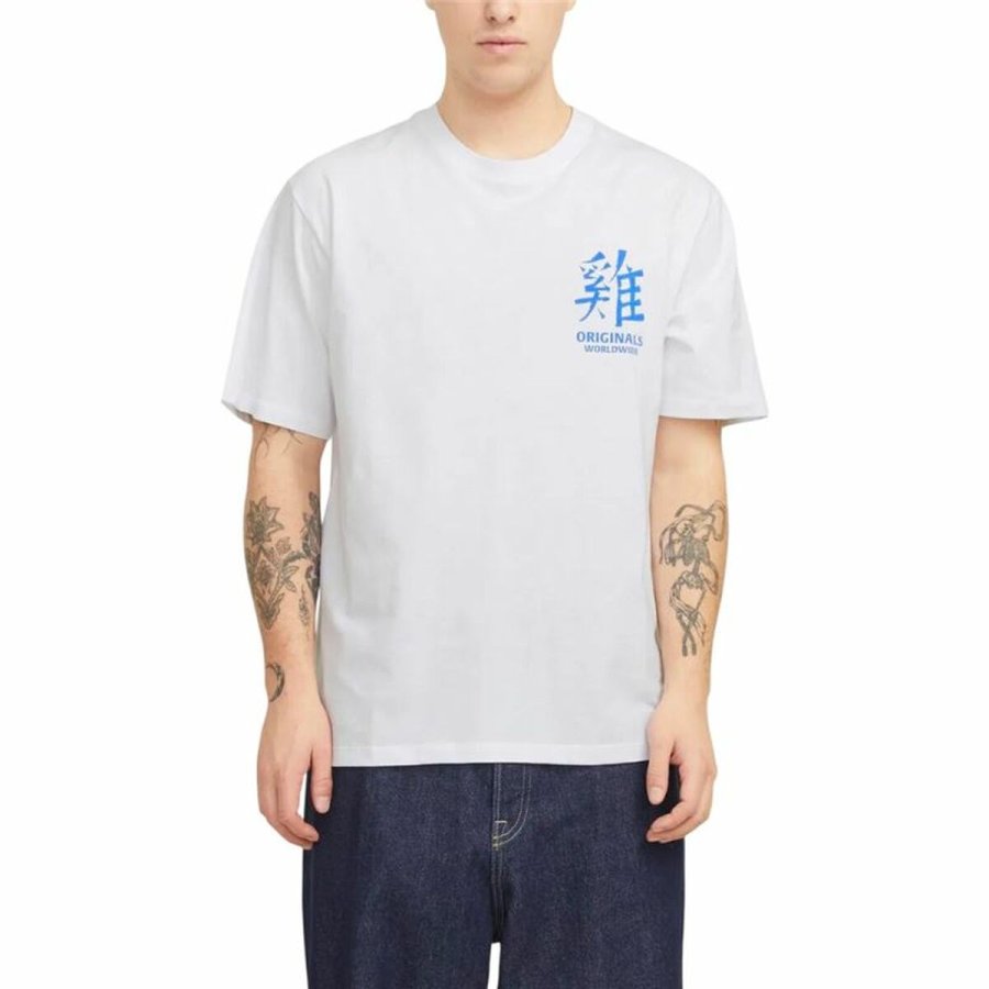 Kortrmet T-shirt til Mnd Jack & Jones Jorsnake #3