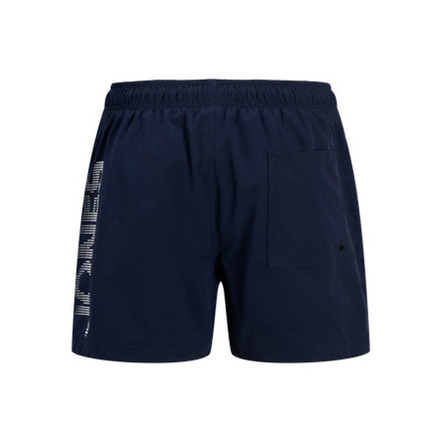 Badetj til Mnd Jack & Jones JPSTMAUI JJSWIM SPLICE LOGO AKM Marinebl #1